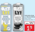 Ohne Zucker Hafer Drink Angebote von Oatly bei Marktkauf Tübingen für 1,79 €