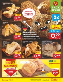 Brot im Netto Marken-Discount Prospekt "Aktuelle Angebote" mit 55 Seiten (Erlangen)