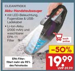 Akku-Handstaubsauger Angebote von CLEANmaxx bei Netto Marken-Discount Laatzen für 19,99 €