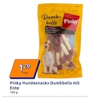Hundesnacks Dumbbells mit Ente bei Action im Erlbach-Kirchberg Prospekt für 1,29 €