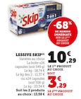 Lessive(a) - Skip en promo chez Super U Chatou à 3,29 €