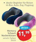 Memory Schaum Nackenkissen für 11,99 € bei budni im Angebot Memory Schaum Nackenkissen im aktuellen budni Prospekt