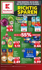 Kaufland Supermarkt Prospekt der aktuellen Woche mit 80 Seiten, gültig von 05.10.2026 bis 07.10.2026, in Rieschweiler-Mühlbach und Umgebung Aktueller Kaufland Supermarkt Prospekt in Rieschweiler-Mühlbach und Umgebung, "Hier bin ich richtig" mit 80 Seiten, 05.10.2026 - 07.10.2026