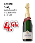 Sekt im Trinkgut Prospekt Sekt von Henkell im aktuellen Trinkgut Prospekt für 4,44 €