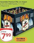 Premium Pils im Angebot bei GLOBUS in Neubrandenburg Premium Pils Angebote von Hasseröder bei GLOBUS Neubrandenburg für 7,99 €