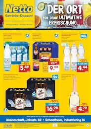 Netto Marken-Discount Prospekt für Aschaffenburg: "DER ORT FÜR DEINE ULTIMATIVE ERFRISCHUNG.", 6 Seiten, 30.09.2024 - 05.10.2024