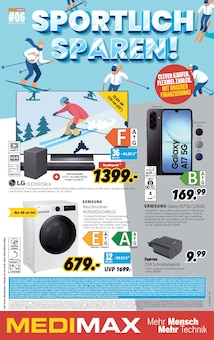 Aktueller MEDIMAX Senftenberg Prospekt MEDIMAX Prospekt Senftenberg "SPORTLICH SPAREN!" mit 8 Seiten