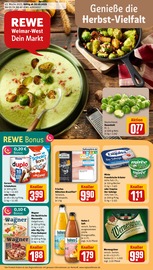 REWE Biomärkte Prospekt der aktuellen Woche mit 34 Seiten, gültig von 20.10.2025 bis 25.10.2025, in Weimar und Umgebung Aktueller REWE Biomärkte Prospekt in Weimar und Umgebung, "Dein Markt" mit 34 Seiten, 20.10.2025 - 25.10.2025