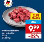 Aktuelle Rindfleisch Angebote bei Netto Marken-Discount in Reutlingen Aktuelles Gulasch vom Rind Angebot bei Netto Marken-Discount in Reutlingen ab 9,99 €