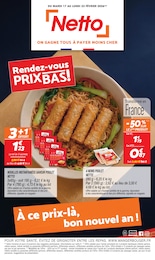 Prospectus Netto à Usson-en-Forez, "Rendez-vous PRIX BAS !", 16 pages, 17/02/2026 - 23/02/2026