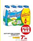 Lait UHT Demi-écrémé - Grandlait - Super U à Sarcelles Lait UHT Demi-écrémé - Grandlait en promo chez Super U Sarcelles à 7,99 €