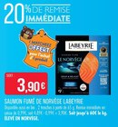 Saumon fumé de Norvège - Labeyrie - Supermarchés Match à Metz Saumon fumé de Norvège - Labeyrie en promo chez Supermarchés Match Metz à 3,90 €