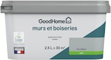 -15% sur le 2ème pot de peinture intérieure murs et boiseries GoodHome - GoodHome en promo chez Castorama Villeneuve-Saint-Georges