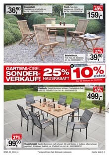 Gartenstühle im Opti-Wohnwelt Prospekt "Frühjahrspost für Möbelkäufer!" mit 48 Seiten (Bremen)
