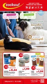 Aktueller Zookauf Prospekt mit Katzenfutter, "Alles für tierische Verwöhn-Momente", Seite 1