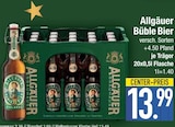 Bier von Allgäuer Büble im aktuellen EDEKA Prospekt für 13,99 €
