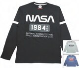 T-shirt manches longues nasa en promo chez Auchan Hypermarché Tours à 5,99 €