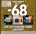 Intermarché Express Suresnes - Promo -68% de remise immédiate sur le 2ème sur les poissons fumés LABEYRIE Promo -68% de remise immédiate sur le 2ème sur les poissons fumés LABEYRIE à dans le catalogue Intermarché Express à Suresnes