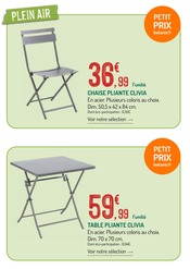 Chaise en promo dans le catalogue Botanic à la page 8