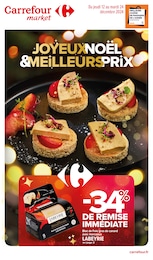 Catalogue Supermarchés Carrefour Market en cours à Sainte-Flaive-des-Loups et alentours, JOYEUX NOËL & MEILLEURS PRIX, 28 pages, 12/12/2024 - 24/12/2024