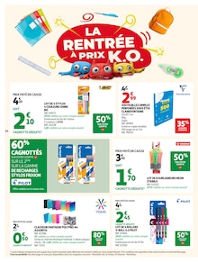 Promotion Papeterie dans le prospectus Auchan Hypermarché, valable du 01/09/2026 au 13/09/2026 Promo Papeterie dans le catalogue Auchan Hypermarché du moment à la page 54