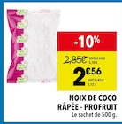 Promo Noix de coco râpée à 2,56 € dans le catalogue Supeco à Gardanne