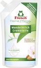 Mandelmilch Cremeseife im Angebot bei E center in Mainz Mandelmilch Cremeseife Angebote von Frosch bei E center Mainz für 1,99 €