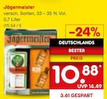 Jägermeister Angebote bei Netto Marken-Discount Homburg für 10,88 €