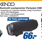 Bluetooth Lautsprecher PartyJam 25EX Angebote von Kendo bei famila Nordost Langenhagen für 66,00 €