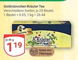 Kräuter Tee bei GLOBUS im Prospekt "" für 1,19 €