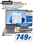 Notebook IdeaPad Slim 3i im Angebot bei expert in Gelsenkirchen Notebook IdeaPad Slim 3i Angebote von Lenovo bei expert Gelsenkirchen für 749,00 €