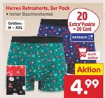 Herren Retroshorts, 2er Pack im Netto Marken-Discount Prospekt Herren Retroshorts, 2er Pack von  im aktuellen Netto Marken-Discount Prospekt für 4,99 €