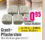 Granit-Pflasterstein Angebote bei Hornbach Oberursel für 0,89 €
