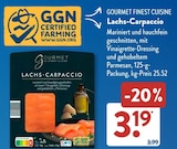 Lachs-Carpaccio von GOURMET FINEST CUISINE im aktuellen ALDI SÜD Prospekt