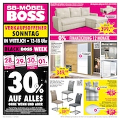 Aktueller SB Möbel Boss Möbel & Einrichtung Prospekt in Wittlich und Umgebung, "BLACK WEEK" mit 12 Seiten, 28.11.2025 - 05.12.2025