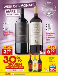 Netto Marken-Discount Rotwein im Prospekt 