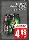 Pils im Angebot bei EDEKA in Witten Pils Angebote von Beck's bei EDEKA Witten für 4,49 €