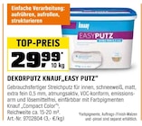 DEKORPUTZ „EASY PUTZ“ bei OBI im Prospekt "" für 29,99 €