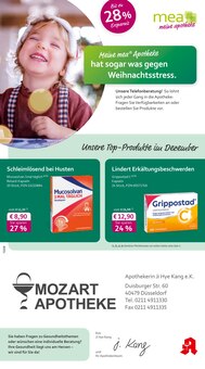 Aktueller mea - meine apotheke Prospekt "Unsere Dezember-Angebote" Seite 1 von 4 Seiten für Düsseldorf