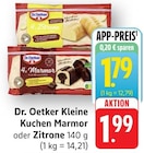 Kleine Kuchen Marmor im Angebot bei E center in Filderstadt Kleine Kuchen Marmor Angebote von Dr. Oetker bei E center Filderstadt für 1,79 €