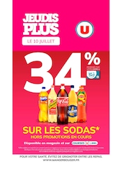 Catalogue Supermarchés Hyper U en cours à Villemanoche et alentours, "JEUDIS PLUS", 1 page, 08/07/2025 - 10/07/2025