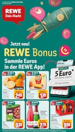 Aktueller REWE Prospekt mit Lebensmittel, "Dein Markt", Seite 1