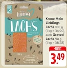 Aktuelles Lachs Angebot bei EDEKA in Pforzheim ab 3,49 €