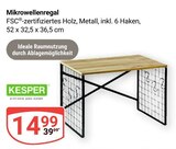 Mikrowellenregal im Angebot bei GLOBUS in Rostock Mikrowellenregal Angebote von Kesper bei GLOBUS Rostock für 14,99 €