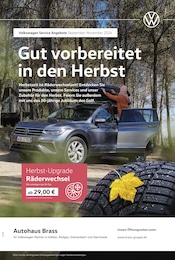 Volkswagen Prospekt für Biebertal: "Mit frischen Reifen durch den Herbst", 1 Seite, 01.09.2024 - 30.11.2024