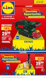 Prospectus Lidl à Villeurbanne "LES Journées Opportunités LE PODIUM DES BONS PLANS", 38 pages, 24/07/2024 - 27/07/2024