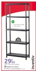 Étagère en résine - inventiv en promo à 29,90 € chez Mr.Bricolage Étagère en résine - inventiv dans le catalogue Mr.Bricolage