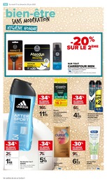 Prix et réduction Rexona dans le prospectus Carrefour Market en cours Offre Rexona dans le catalogue Carrefour Market du moment à la page 56
