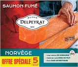 Le Saumon Fumé Norvège - DELPEYRAT en promo chez Intermarché Bourges à 6,99 €