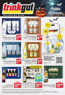 Trinkgut Wittlich Prospekt der aktuellen Woche, gültig von 26.10.2026 bis 31.10.2026 Aktueller Trinkgut Wittlich Prospekt "Aktuelle Angebote" mit 6 Seiten